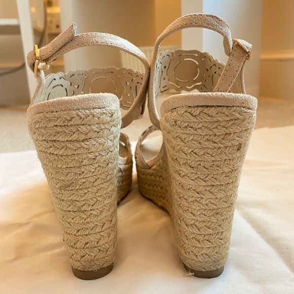 Zigi Soho Nude Espadrille Wedges - Picture 6 of 8